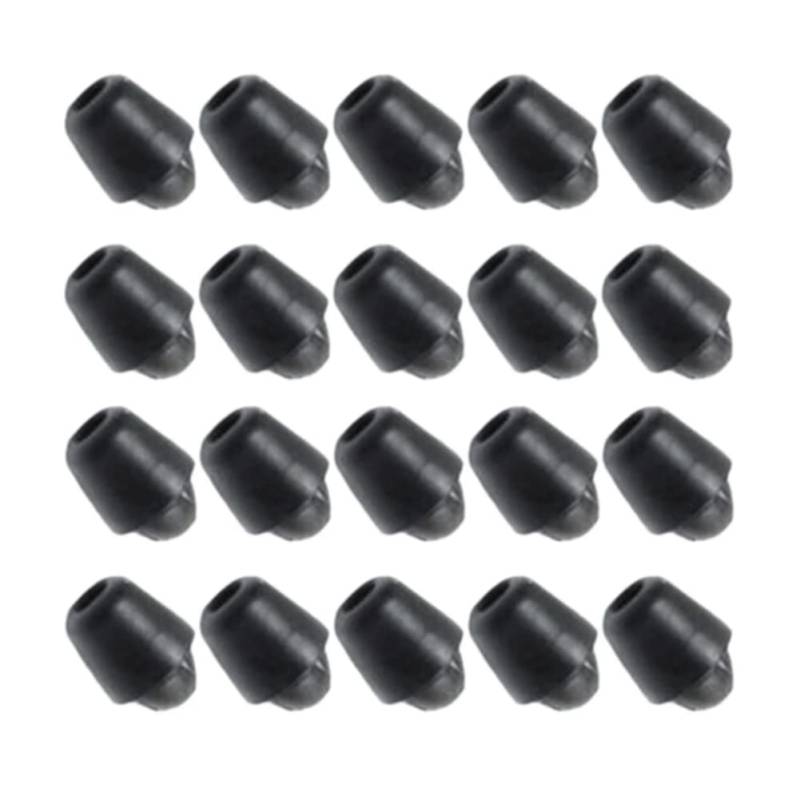 Graootoly 20Pcs Auto Tür Dämpfer Puffer Gummi Pad Abdeckung Gummi Anti Shock Cap für Ix35 IX45 MISTRA von Graootoly