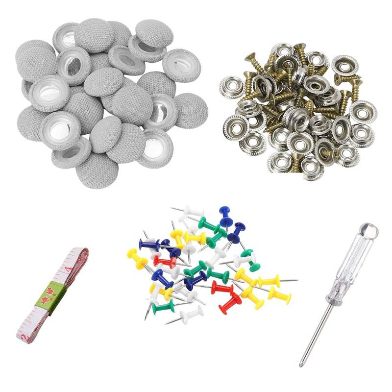 Graootoly 60Pcs Diy Dachverkleidung Reparatur Kit Fix Sagging Headliner Pin Buckle Schraube Kein für /Auto Schraube Decke Reparatur von Graootoly