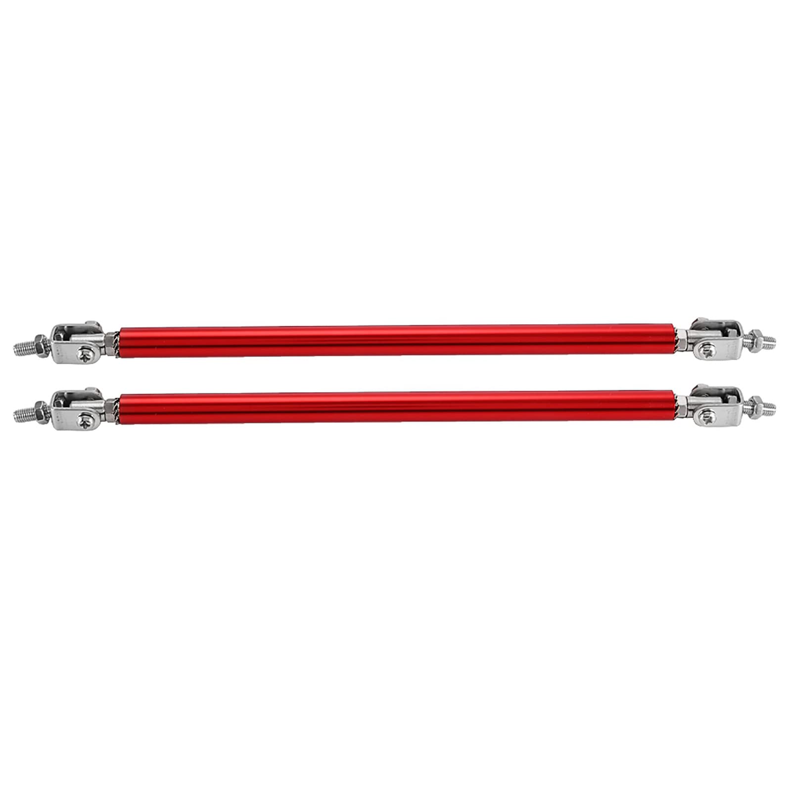 1 Pair 20cm Car Front Bumper Support Rod, Aluminium Front Bumper Diffuser Strut Rod, Auto Bumper Fasteners Lever for General Cars (Red) von Grcfumo