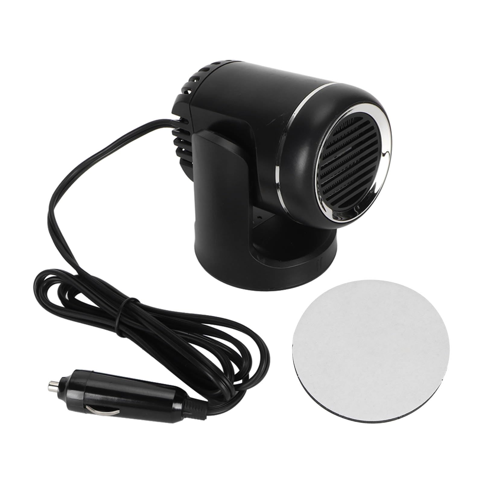 2-in-1-Autoheizung, drehbarer Auto-Heizventilator, tragbare 2-in-1-Autoheizung mit Zigarettenanzünder-Stecker für Auto, 12 V, 120 W von Grcfumo