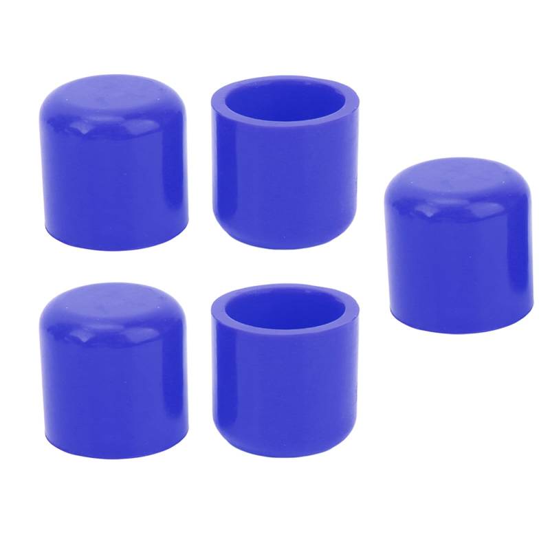 GRCFUMO 5 PCS Silikon -Blankingkappe, Hochtemperatur -Silikon -Gummi -Schutzkappe, 30 mm flexibler Verschleiß universeller Einlass -Vakuumschlauchstopfen (Blau) von Grcfumo