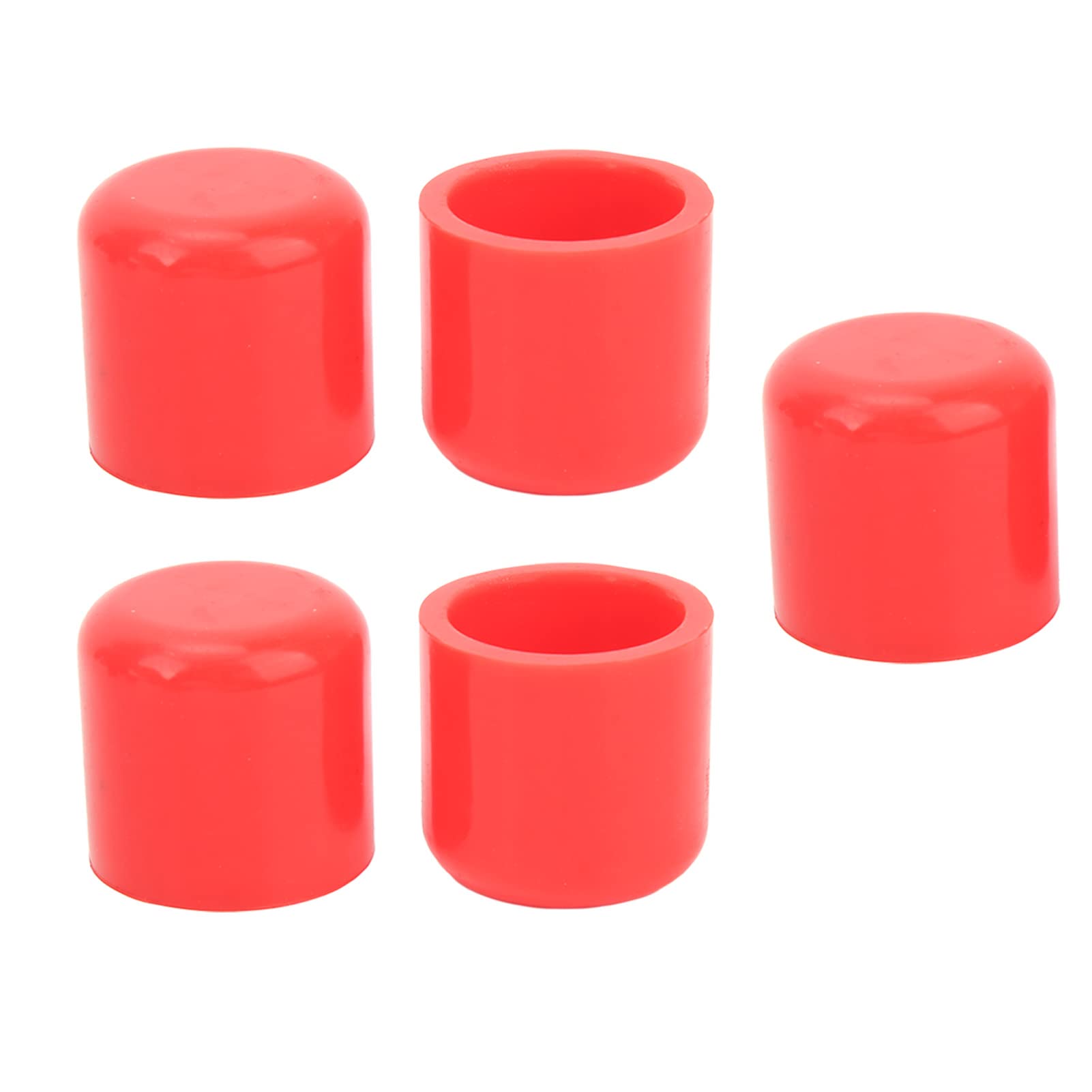 GRCFUMO 5 PCS Silikon -Blankingkappe, Hochtemperatur -Silikon -Gummi -Schutzkappe, 30 mm flexibler Verschleiß universeller Einlass -Vakuumschlauchstopfen (Rot) von Grcfumo