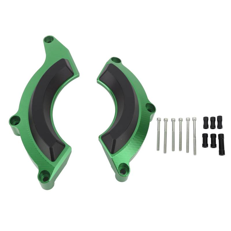 GRCFUMO Motor Stator Guard Deckung, robuster Crash Protector Motor Stator Sturzschutzabdeckung, Schutzschutz für Aluminiumlegierung für Z900 2017 bis 2019 (Green) von Grcfumo