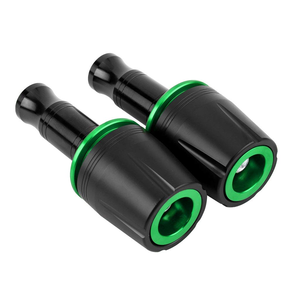 GRCFUMO -Rahmen -Schieberie -Crash -Protektor, CNC -Aluminium -Legierungs -Motorradrahmenschieber, universeller 10 -mm -Crashpad -Protektor für Z125 (Green) von Grcfumo