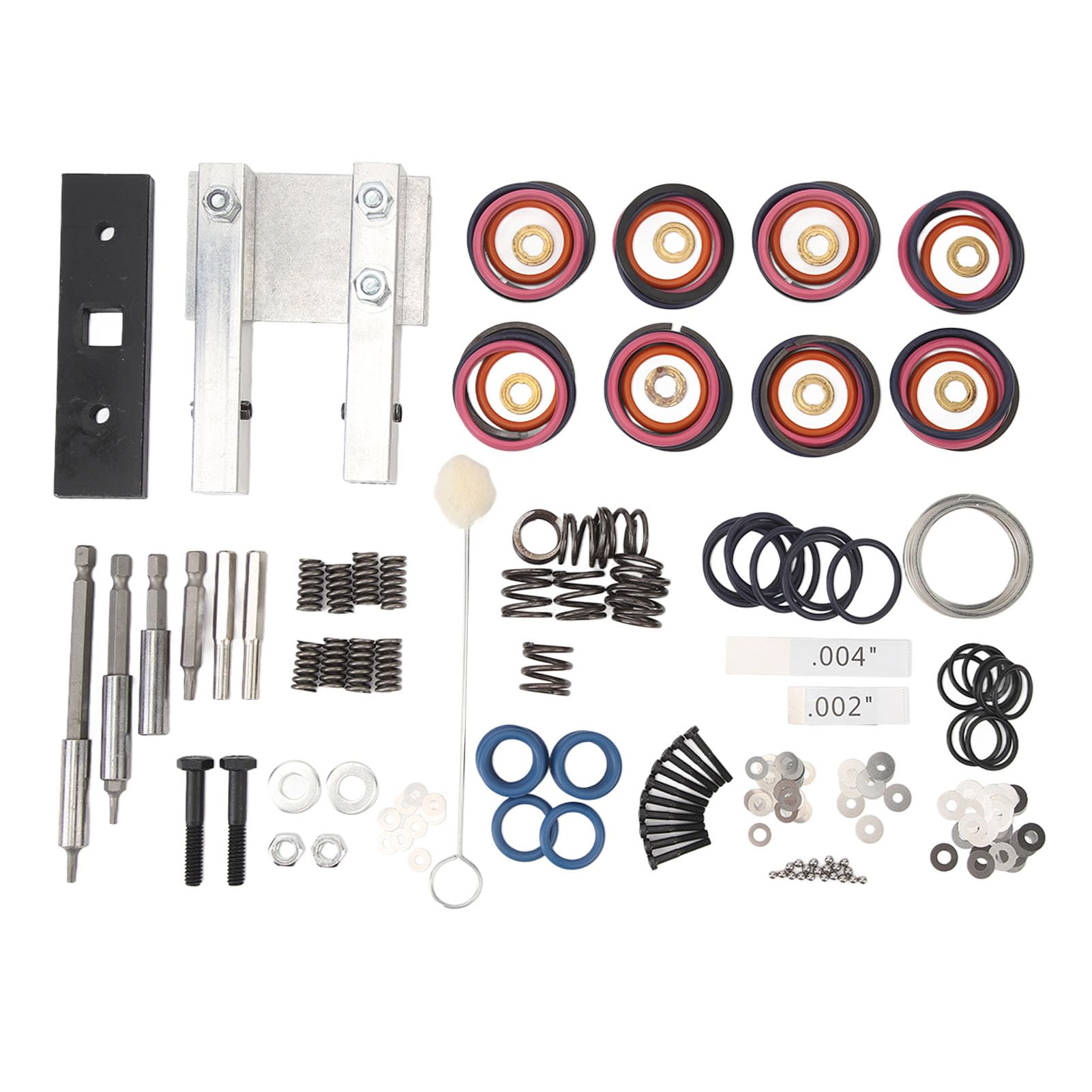 Grcfumo 243PCS Injector Rebuild Tool Kit mit Vizeklemme, Spezialwerkzeugen, Spring- und O -Ring -Siegelfedern, Injektorsiegel -Kit, Injektor -Rebuild -Kit für Powerstroke 7.3L von Grcfumo