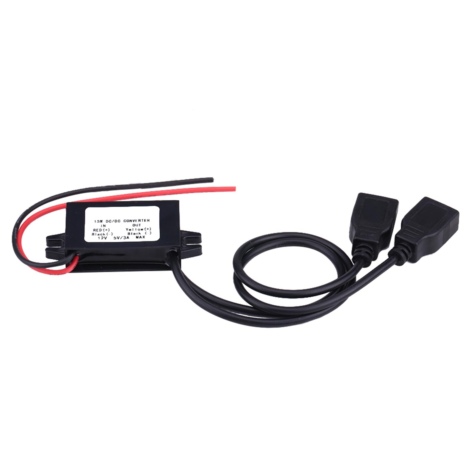 Grcfumo 3A DC 12V zu DC 5V Dual USB Ladegerät Adapter Konverter Modul für Auto Motorrad Telefon Laden von Grcfumo