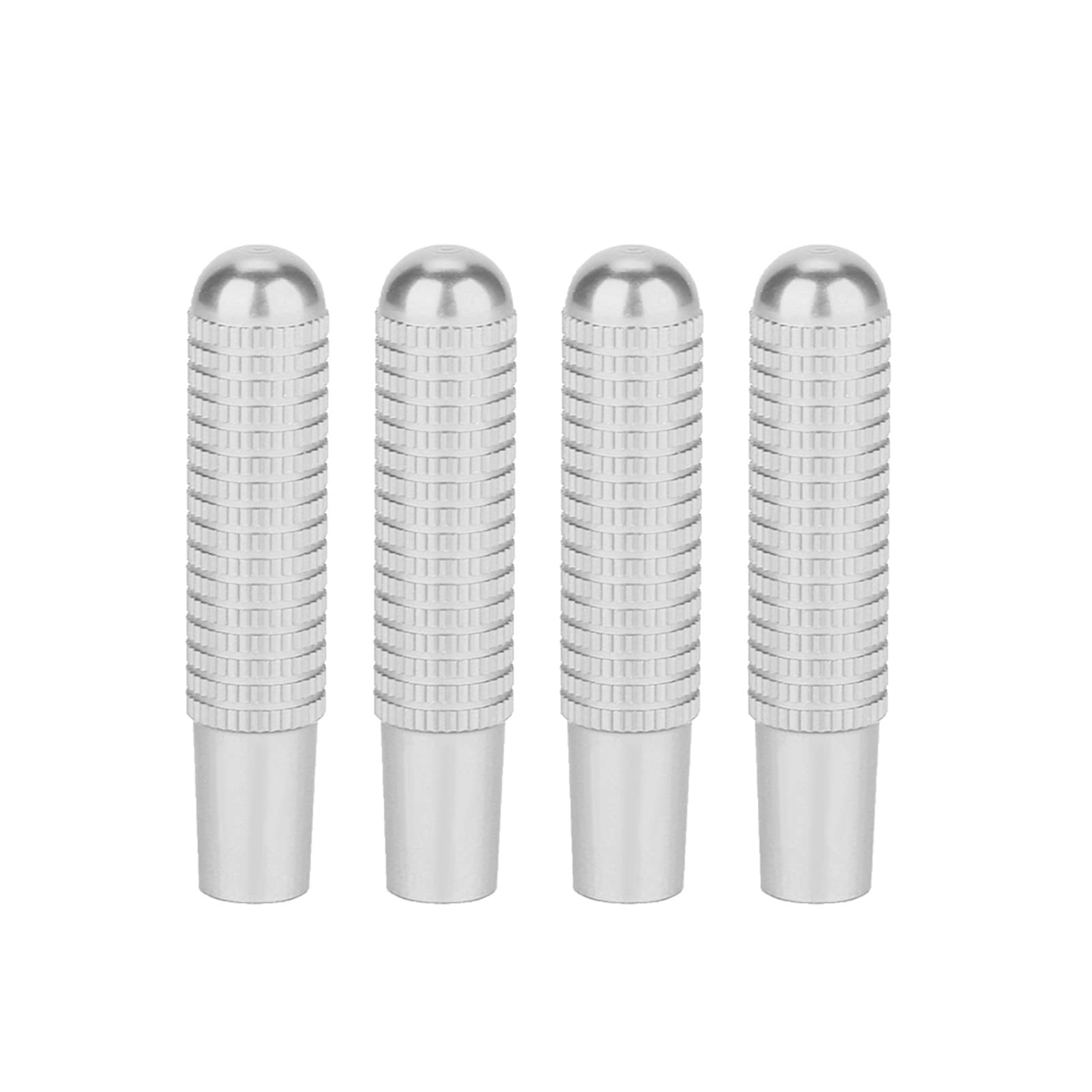 Grcfumo 4PCS Auto Innentür Schloss Stift, Aluminiumlegierauto -Türverriegelungs, Auto -Tür -Schloss -Stiftabdeckung für Autos SUVs, Lastwagen (Silber) von Grcfumo