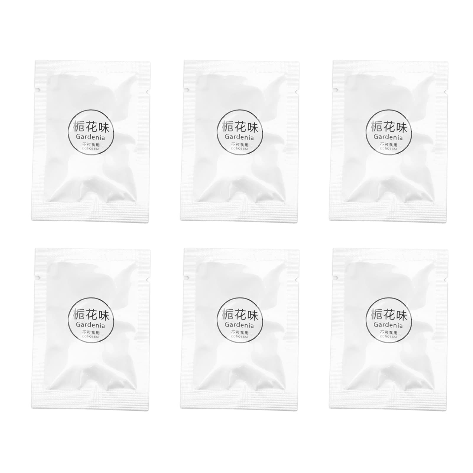 Grcfumo 6 Stück Autoduft-Ersatztabletten, tragbare Lüftungsclip-Ersatzpads, Feste Duftdufttabletten für Autozubehör (Gardenia Flavor) von Grcfumo