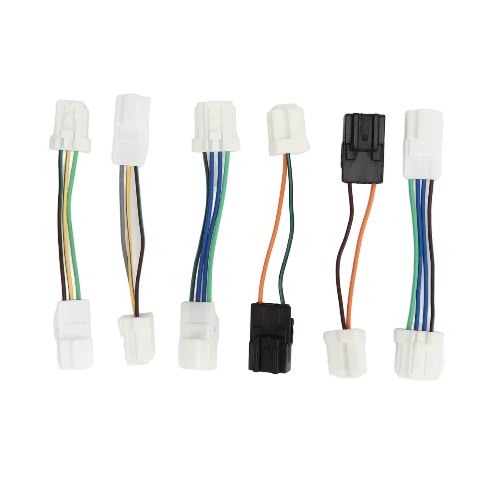 Grcfumo 6 Stück Rücklicht-Adapterkabel, Rücklicht-Kabelbaum-Adapter, Rücklicht-Kabelbaum-Stecker, Rücklicht-Adapterkabel für 240SX S13 1989–1993 von Grcfumo