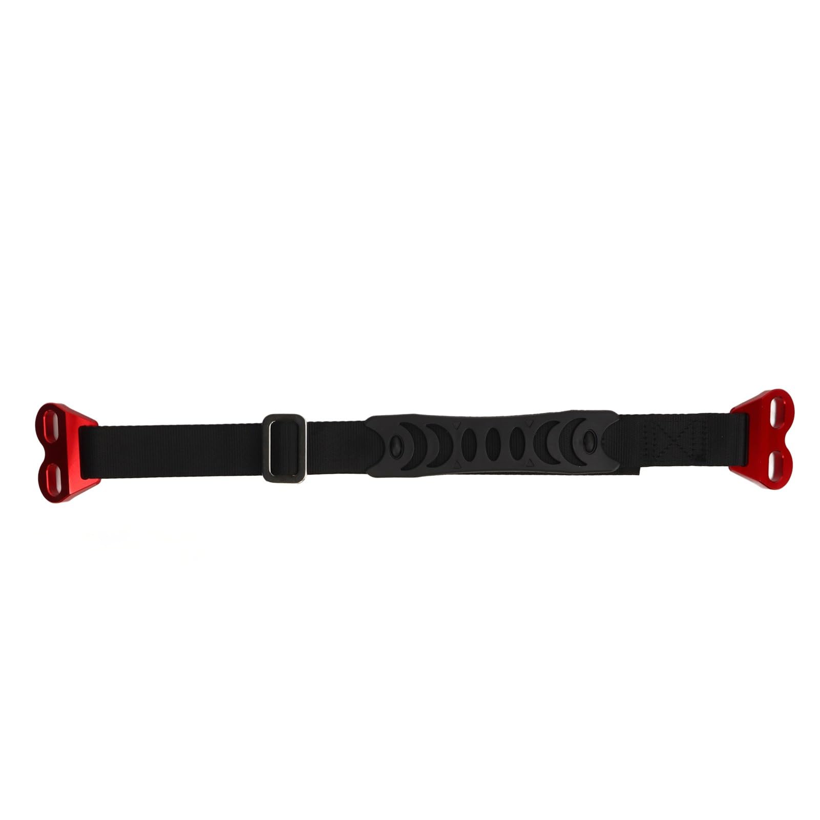 Grcfumo Abschleppgurt, CNC-Aluminium-Notfall-Abschleppseil, Robustes, doppelt genähtes Nylon-Abschleppgurt-Bergungsset für Offroad-Motorräder (Front Red) von Grcfumo