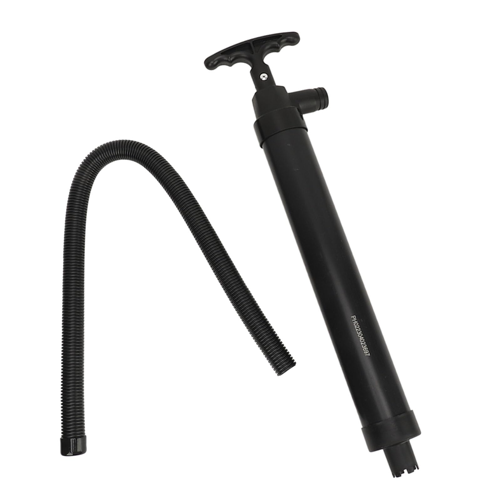 Grcfumo Manuelle Bilgenpumpe, manuelle tragbare Kajak-Handwasserpumpen, Metall-Handbilgenpumpe mit Schlauch für Fischerboote, Kajaks, Schnellboote (Black) von Grcfumo