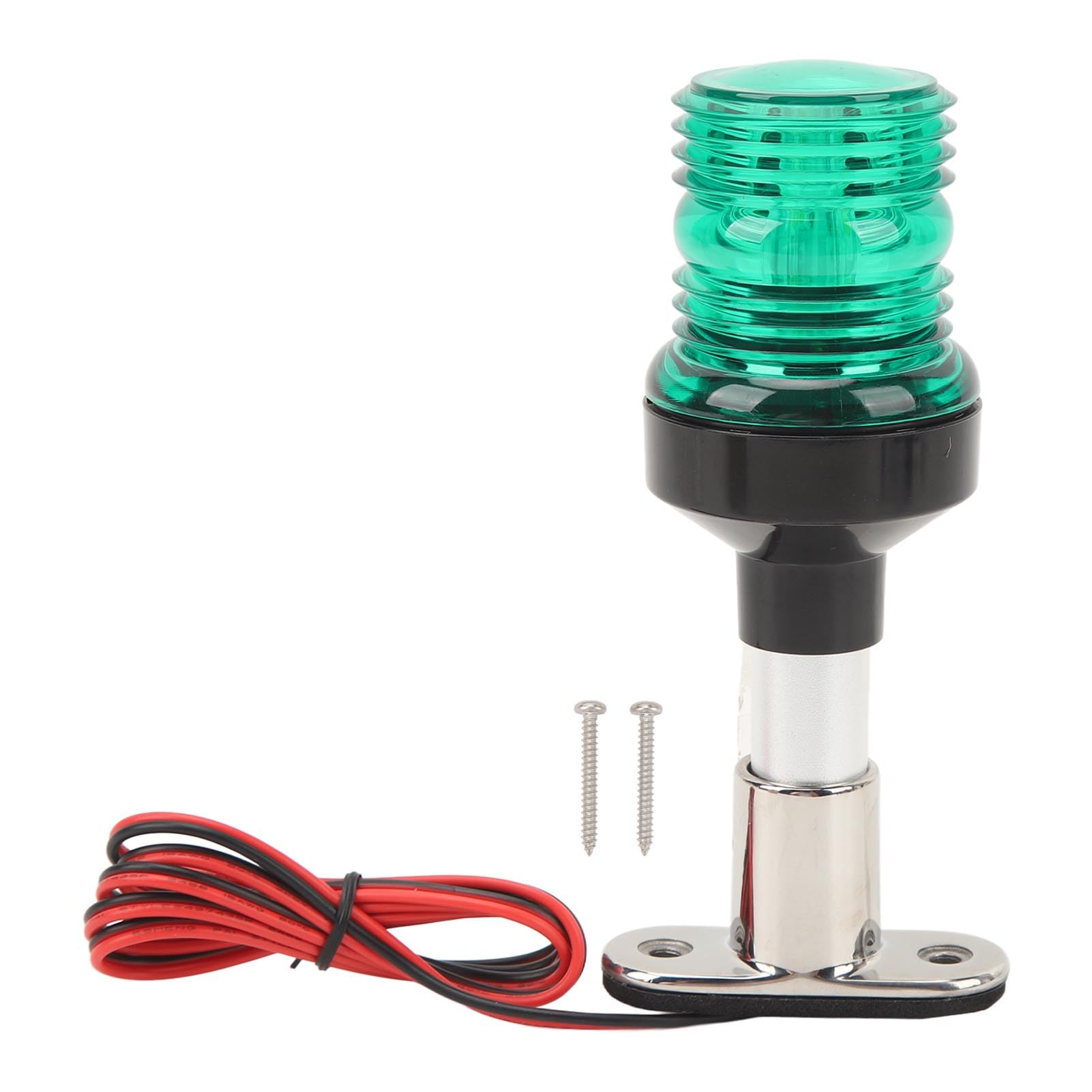 Grcfumo Marine LED-Navigationsankerlicht, Edelstahl-Bootsankerlicht, stabiles Bootshecklicht für Fischerboote und Yachten (Green) von Grcfumo