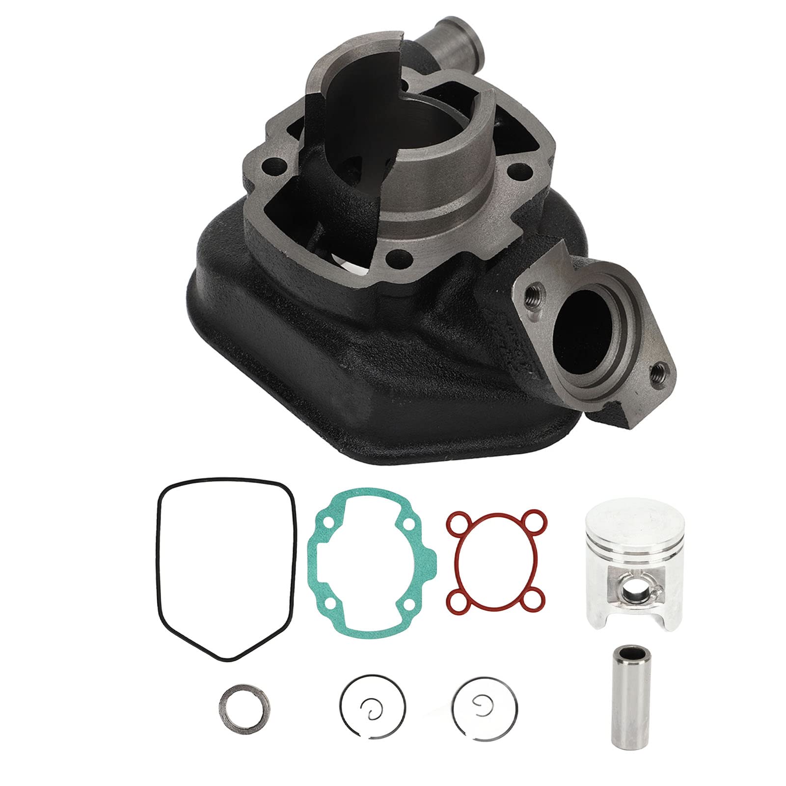 Grcfumo Motorkolben-Zylinder-Kit, Zylinderkolben-Kit, Dichtungsringsatz mit 40 mm Durchmesser, Ersatz für bestimmtes Automodell Speedfight 3/4 2-Takt von Grcfumo