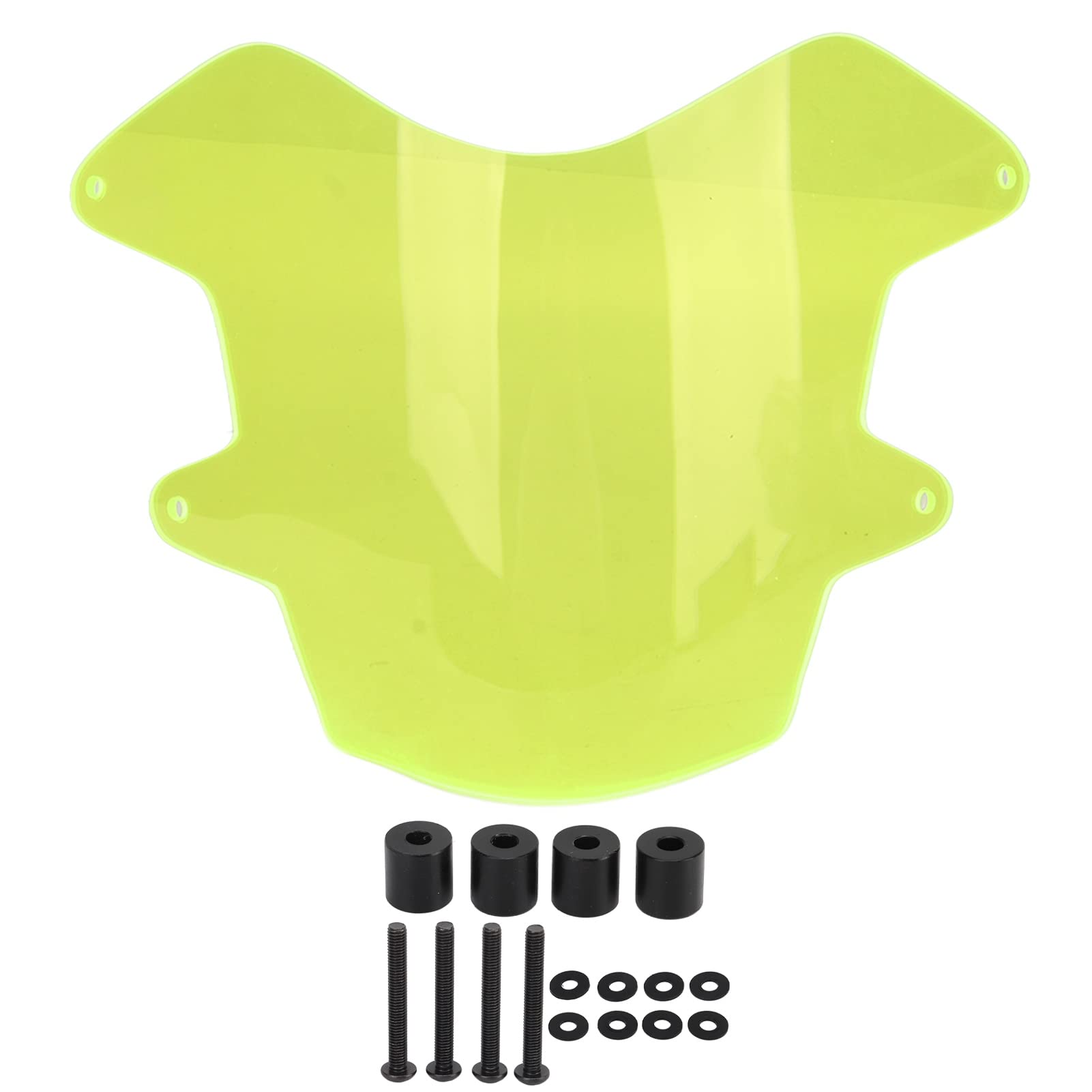 Grcfumo Motorrad-Scheinwerferschutz-Schutzabdeckung, Aluminium-Schutz-Schutzhalterung, Ästhetik-Schutz-Aufprall für Motorrad (Fluorescent Green) von Grcfumo