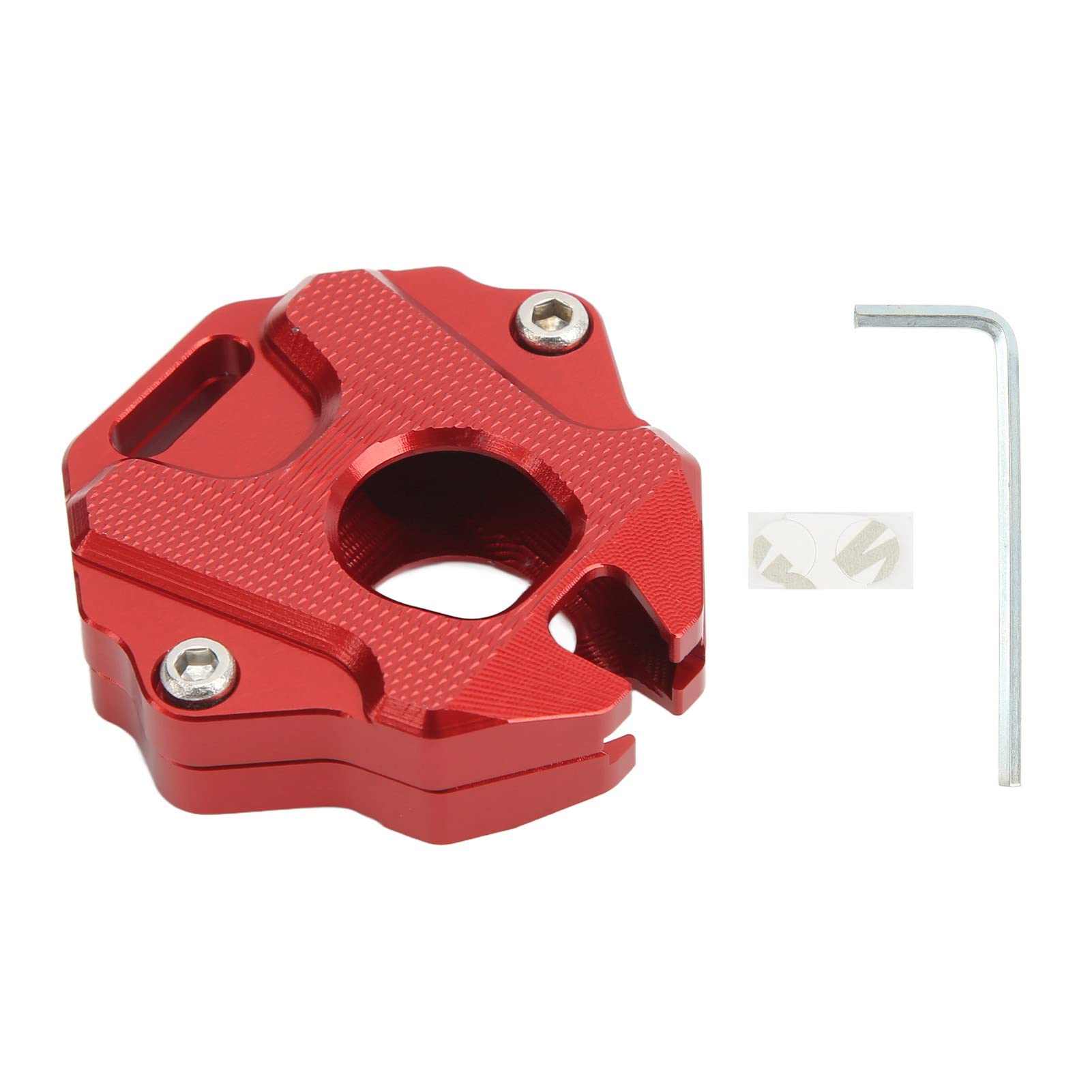 Grcfumo Motorrad-Schlüsselgehäuse, CNC-Metall-Motorrad-Zubehör, Schlüsselhülle, Motorrad-Schlüsselschutz, Ersatz für CB650R CBR650R 2020+ (Red) von Grcfumo