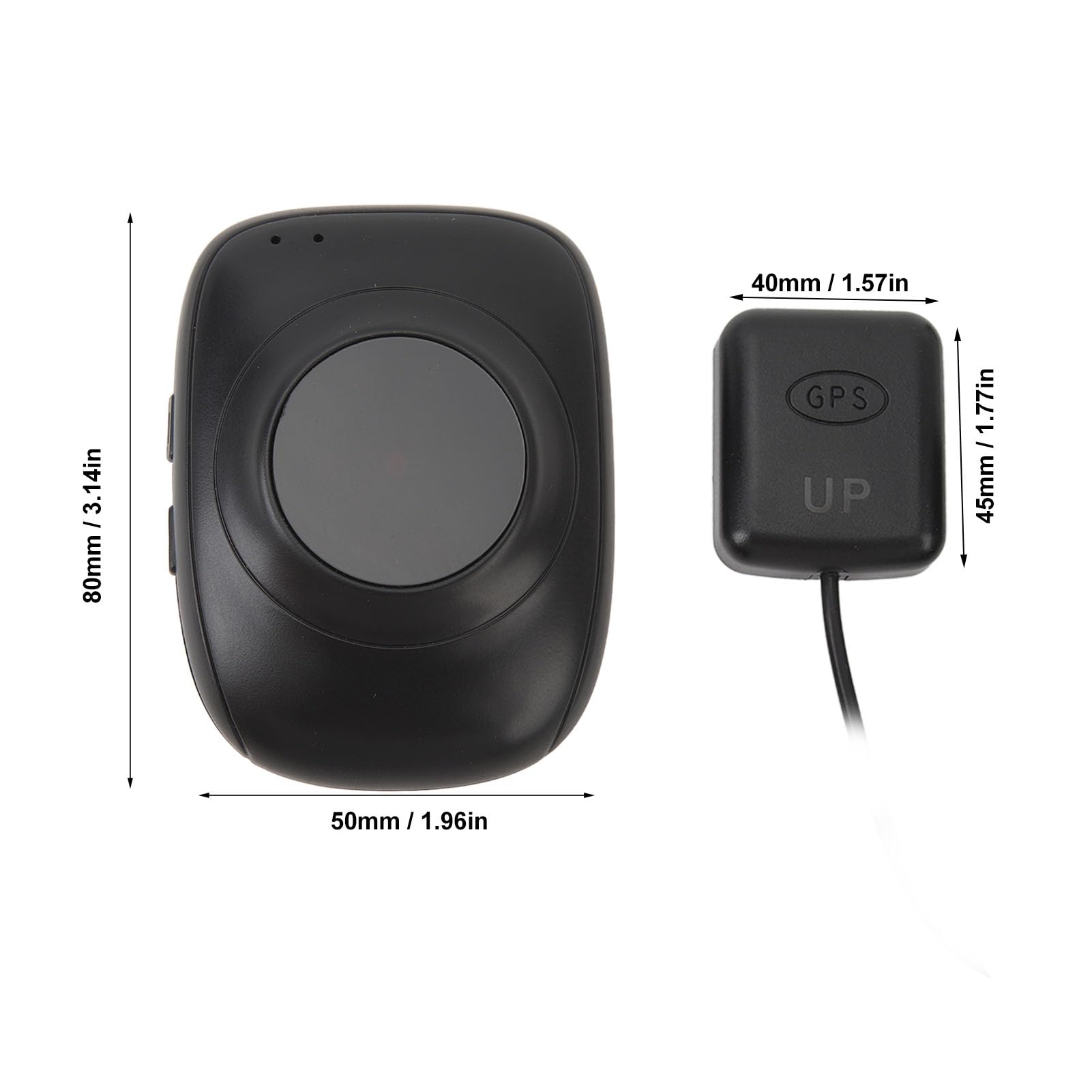 Grcfumo Safer Fahralarm, DC 12 V bis 40 V, Schlafalarm für Fahrer, Echtzeit -Müdigkeit Fahrtwarnung für Fernfahrtfahrzeuge (mit GPS) von Grcfumo