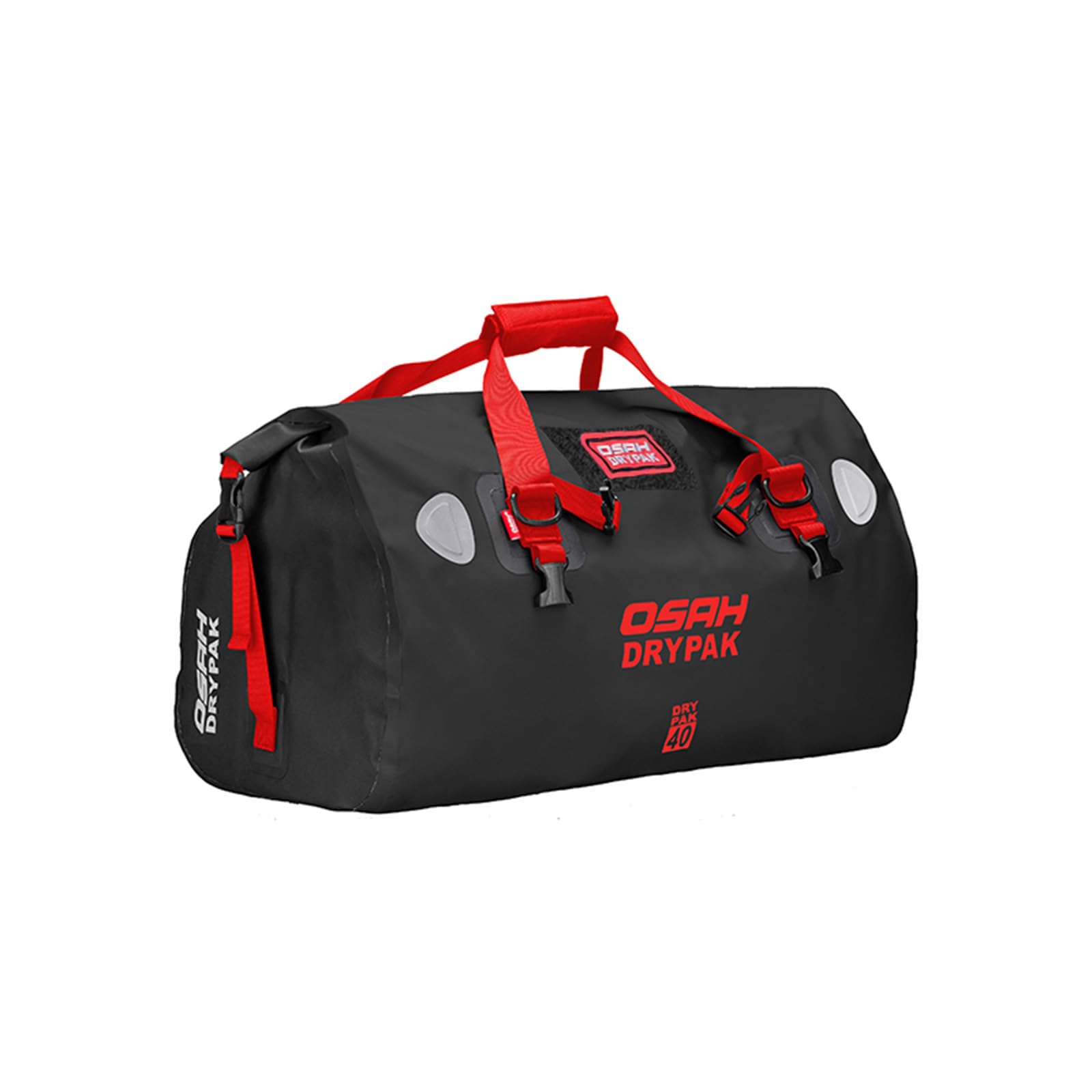 Greanthour Motorrad Trockentasche wasserdichte Motorrad Duffle Gepäck Hecktasche Satteltaschen mit Roll Top Verschluss Große Stauraum, für Motorrad Rücksitz (Himmel schwarzk, 40L) von Greanthour