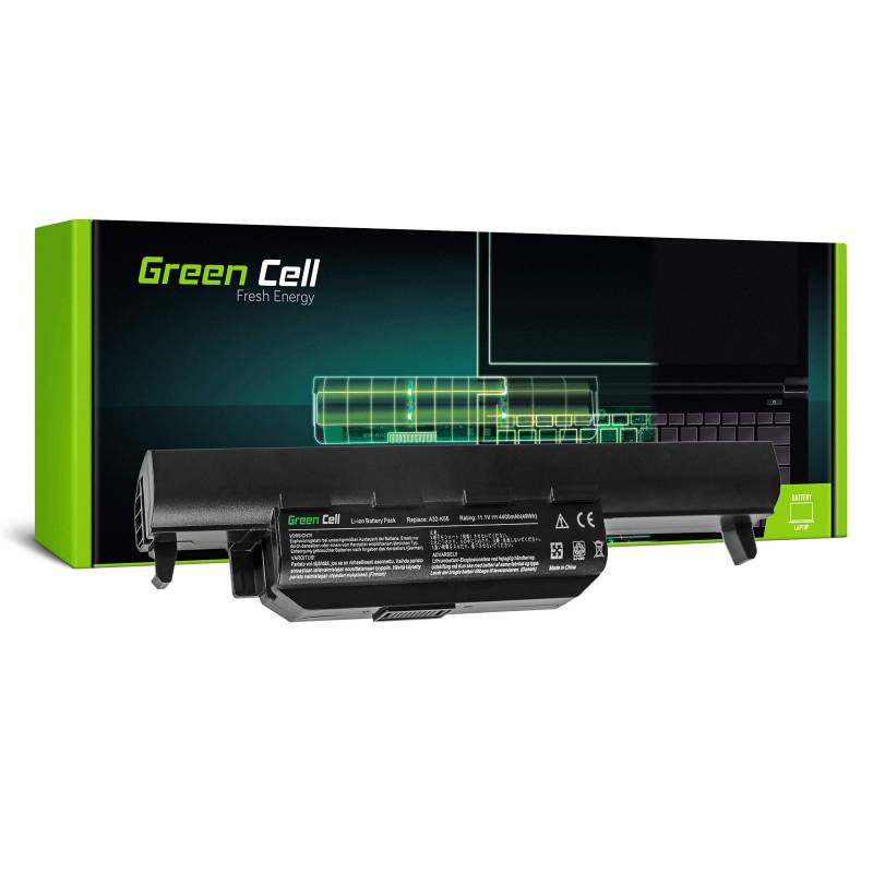 Green Cell Akku A32-K55 für Asus R500 R500N R500V R500VD R500VJ K55 K55A K55V K55VD K55VJ K55VM K75 K75V K75VJ X55 X55A X55C X55U X55VD X75SV X75V X75VB X75VC R400 R503V R503VD R700 R700V R700VJ R704V von Green Cell