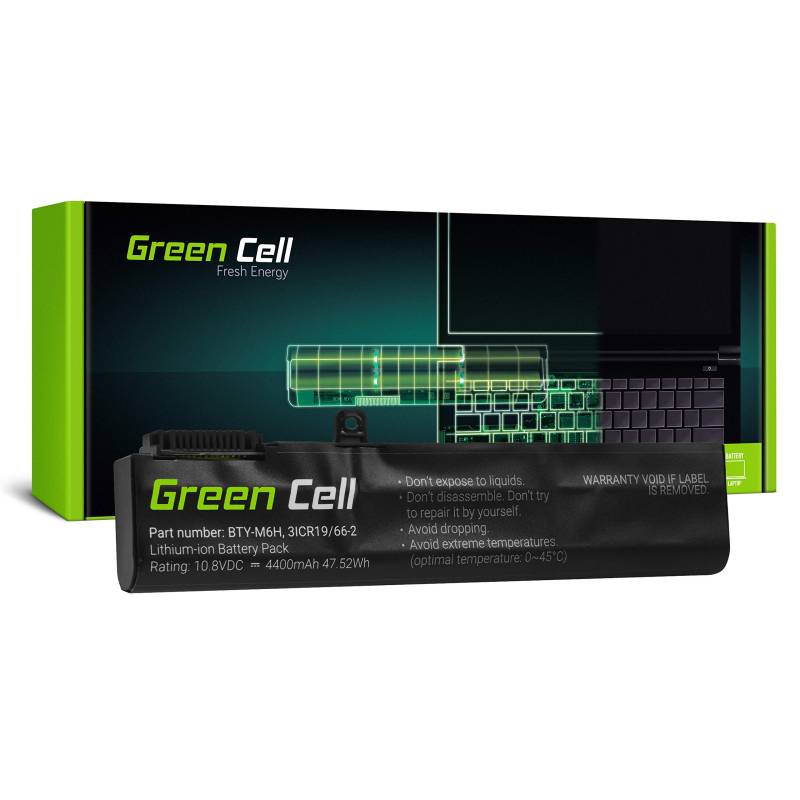 Green Cell BTY-M6H Laptop Akku für MSI GE62 GE63 GE72 GE73 GE75 GL62 GL63 GL73 GL65 GL72 GP62 GP63 GP72 GP73 GV62 GV63 GV72 GF62 GF72 PE60 PE62 PE70 PE72 2QE 7RD 7RDX 7RE 8RC 8RD 8RE MS-16J3 von Green Cell