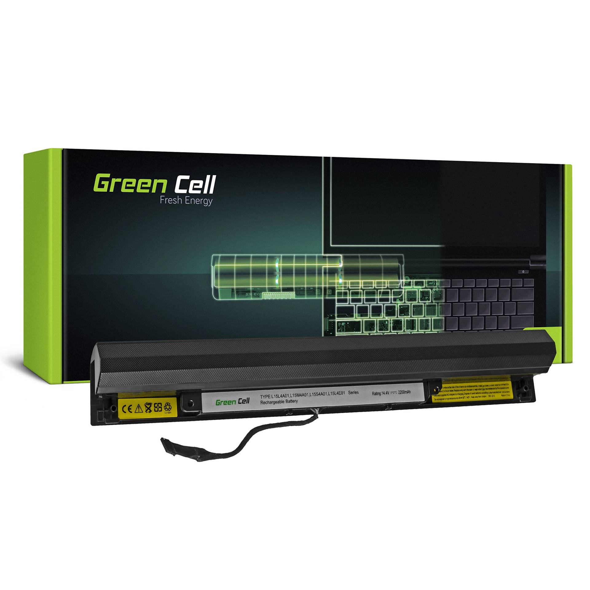 Green Cell L15L4A01 L15M4A01 L15S4A01 L15L4E01 L15M4E01 L15S4E01 Laptop Akku für Lenovo IdeaPad 100-15IBD 300-15ISK B50-50 B71-80 100-14IBD 300-14ISK 300-17ISK von Green Cell