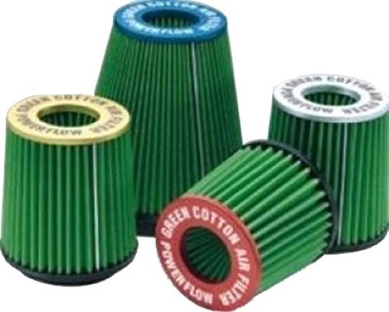 Green Filters CA3.80 Universal Power-Flow-Filter Conico, Silber von GREEN