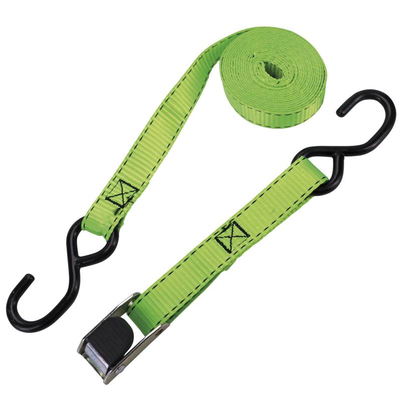 AURILIS Group - FLAURAUD 2 Pack 25MM X 3M CAMBUCKLE with S Hook (Bumper Grip) von Green Valley