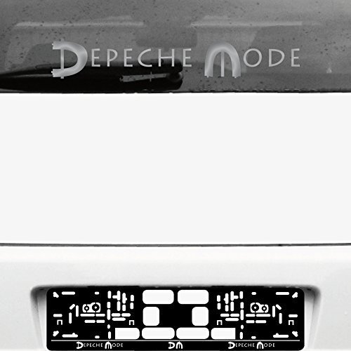 GreenIT Schriftzug Spirit Aufkleber Tattoo die Cut car Decal Auto Heck Deko Folie Autofolie Autoaufkleber Depeche Mode (Silber invers) von GreenIT