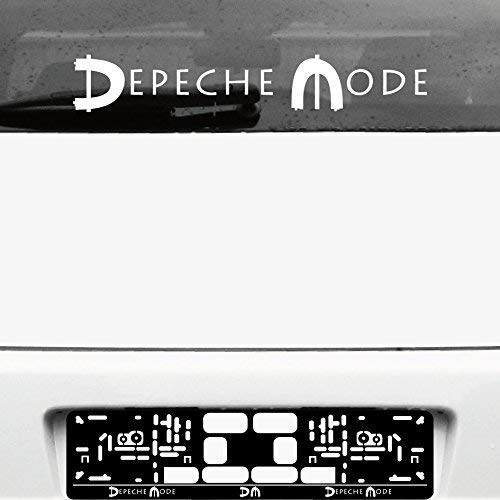 GreenIT Schriftzug Spirit Aufkleber Tattoo die Cut car Decal Auto Heck Deko Folie Autofolie Autoaufkleber Depeche Mode (weiß invers) von GreenIT