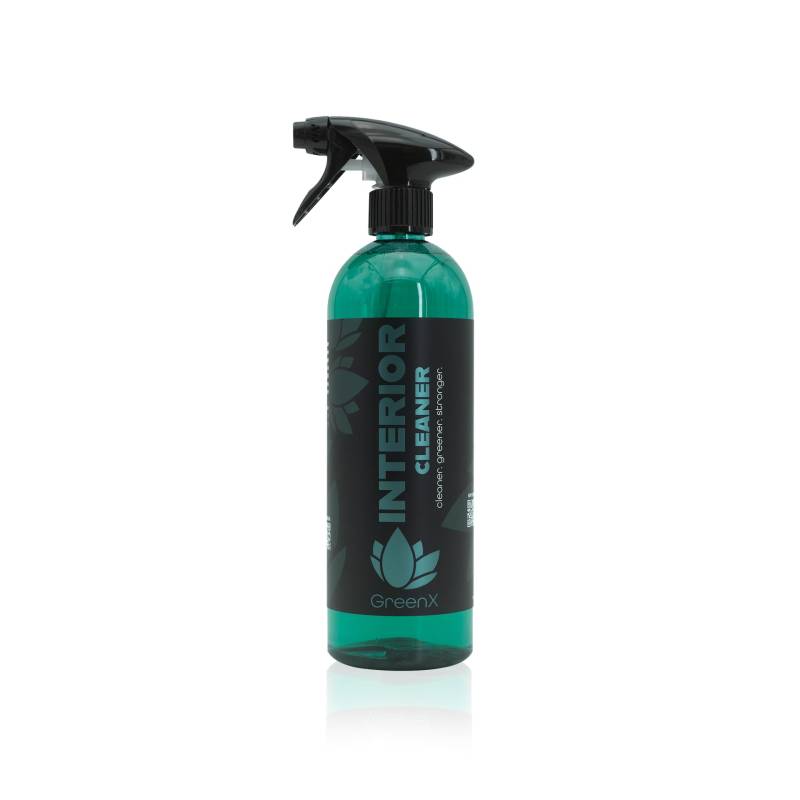 GreenX Interior Cleaner 750ml Innenraumreiniger auf Basis nachwachsender Rohstoffe Kunststoff, Leder und Textilien von GreenX