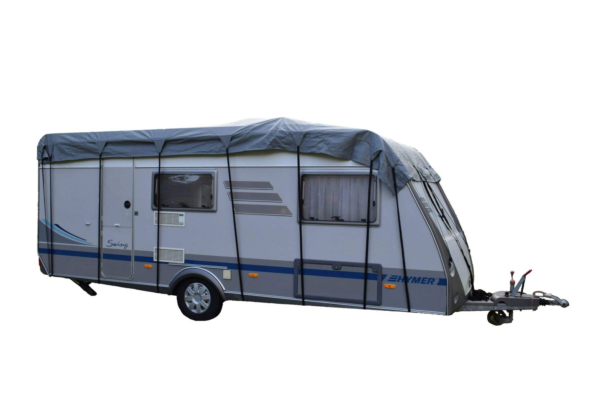 GreenYard® Universal Wohnwagen-Schutzdach I 500 x 300 cm | Camping Schutzdach | Schutz vor UV Strahlung und Nässe | wasserabweisend und atmungsaktiv | 4- lagiges Vlies | inkl. Aufbewahrungstasche von GreenYard