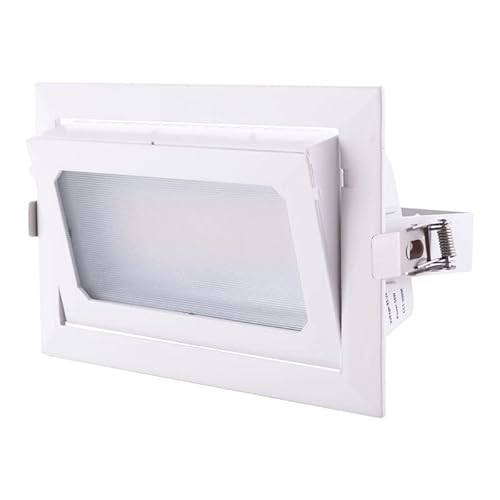 LED-Downlight-Strahler, 50 W, 6000 lm, 4000 °K, rechteckig, verstellbar, 40.000 Std. [HO-COB-R-OR-50W-W] | Greenice von Greenice