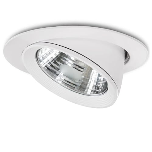 LED-Downlight-Strahler 40W 5.000Lm 3000ºK Rund verstellbar 40.000H [HO-COB-OR-40W-WW] | Greenice von Greenice