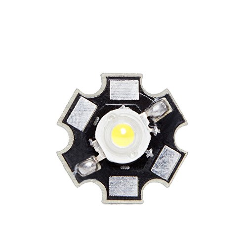 LED Hohe Energie 1W 120Lm 6000ºK 35X35 Kühlkörper 50.000H [CH-LED -1W-35MIL-D-CW] | Greenice von Greenice