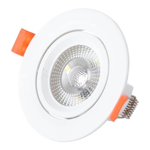 LED-Rundstrahler Downlight 7W 600Lm 4200ºK 38º 40.000H [HO-IN-DL7W-W] | Greenice von Greenice