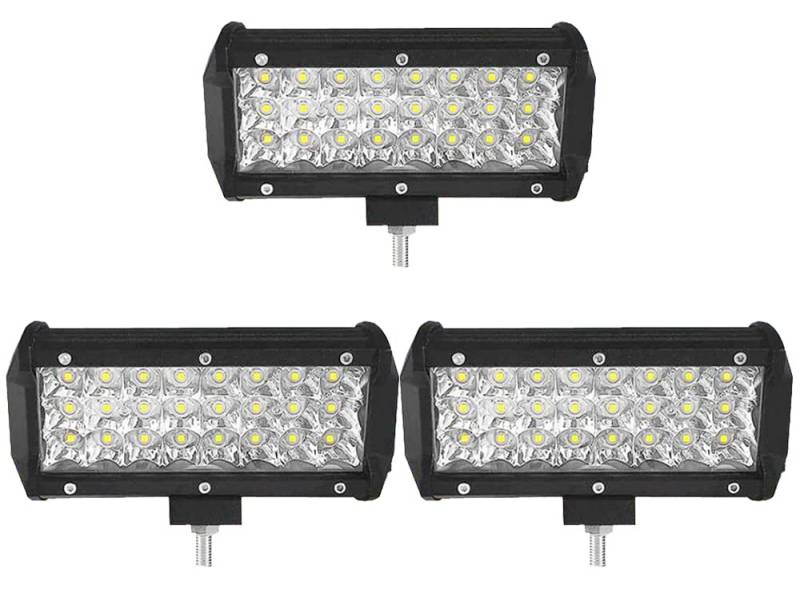 Greenmigo 3X 72W 36W 120W 180W LED Arbeitsscheinwerfer Bar,Alpha DIMA IP67 Zusatzscheinwerfer Arbeitslicht LED Scheinwerfer Arbeitsleuchte(72W) von Greenmigo