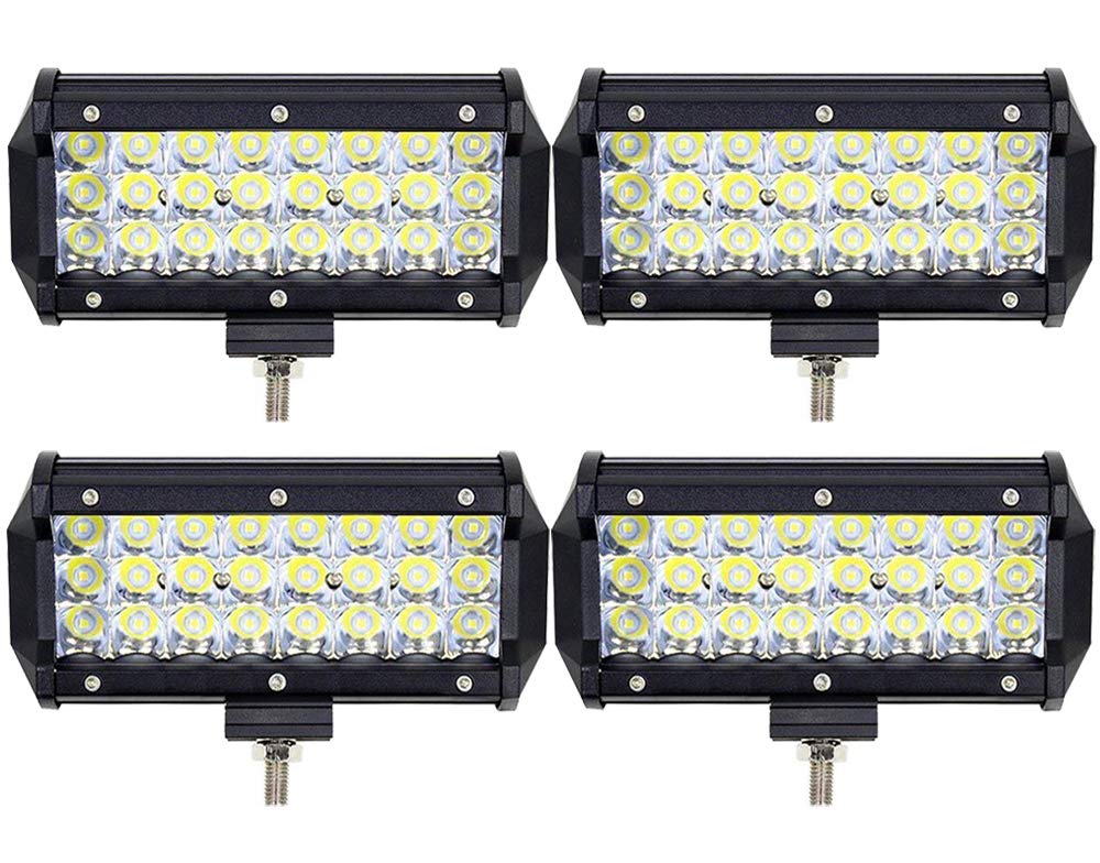 Greenmigo 4X 72W LED Arbeitsscheinwerfer Off-Road Scheinwerfer Fahrzeug Strahler IP67 Wasserdicht Zusatzscheinwerfer Flutlicht Auto Arbeitslicht 12V 24V von Greenmigo