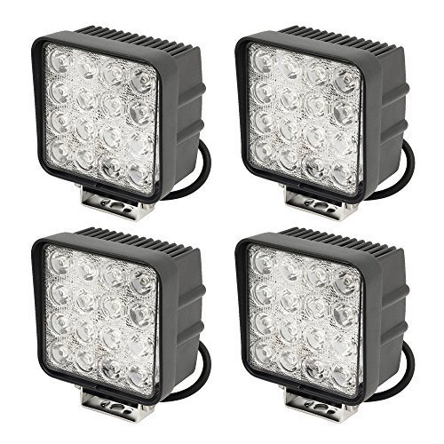 Greenmigo 4 X LED 48W Arbeitsscheinwerfer Arbeitsleuchte 3800lm 6000K 67IP Rückfahrscheinwerfer -- Traktor -- Bagger von Greenmigo