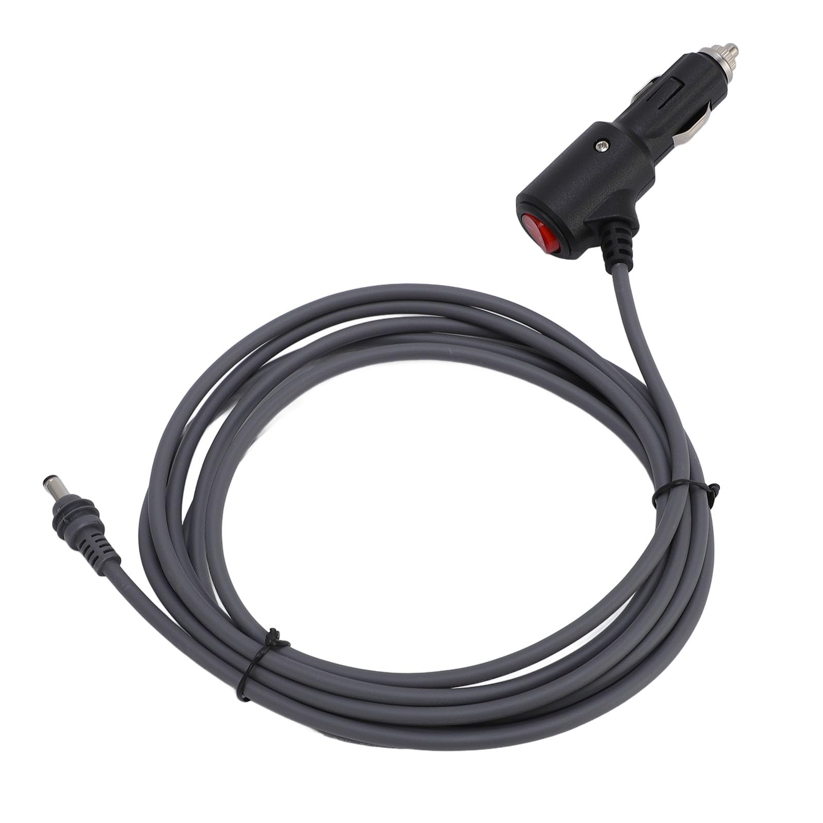 10ft 18AWG DC Autoladegerät Netzkabel für Starlink Mini, 12V-24V wasserdichte Zigarettenanzünder-Adapter zu DC Stromkabel mit Schalter für RV Auto LKW Boot Grau von Greensen