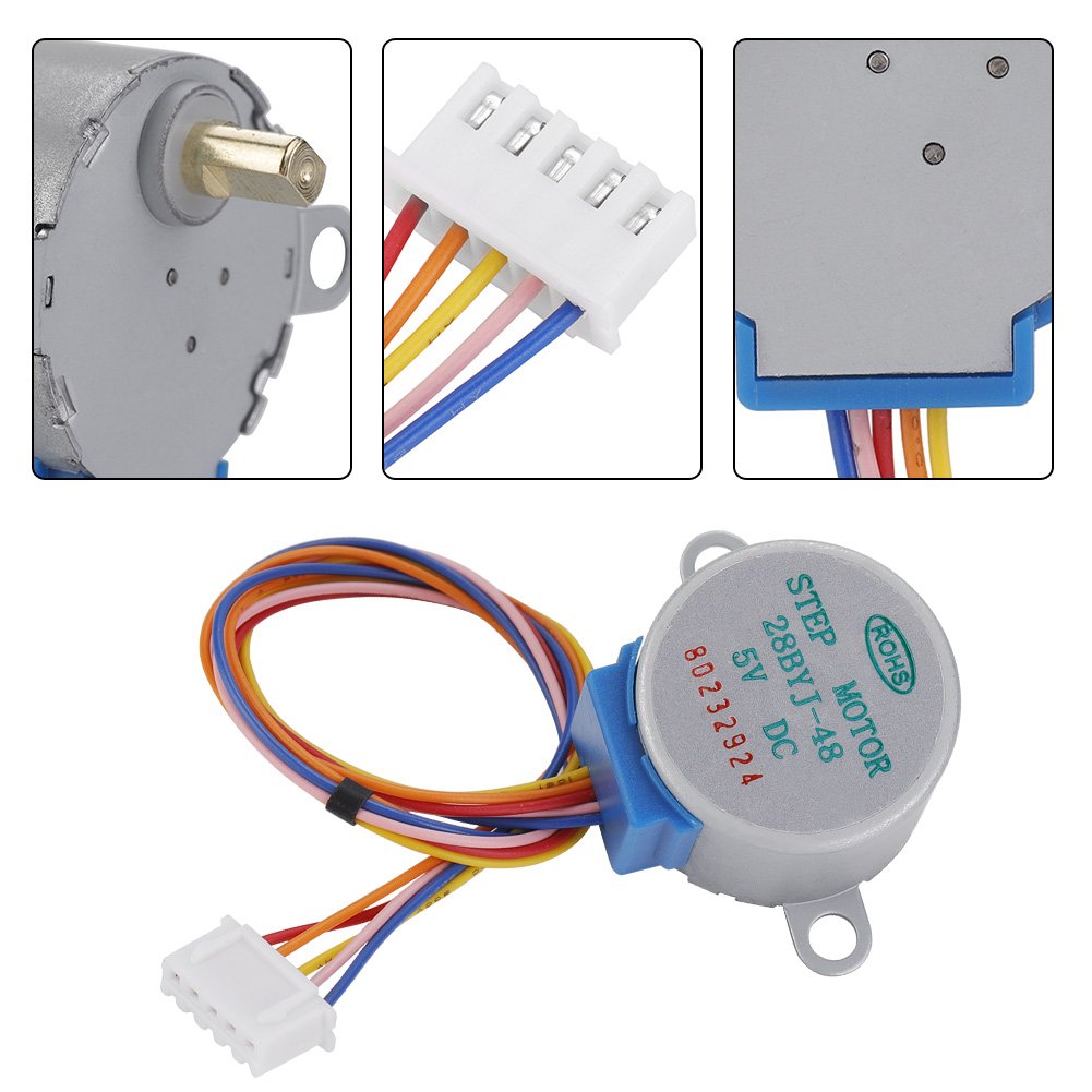 5 Stück/Satz DC 5V 4-Phasen 5-Draht Schrittmotor Micro Reduction 28BYJ-48 Stepping Motor Motor Micro Set Motor Ersatz Schrittmotor 3D-Druckermotoren von Greensen