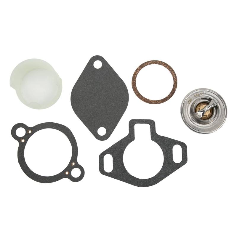 807252Q5 Thermostat-Set für MerCruiser 160° 4,3 L 5,0 L 5,7 L 7,4 L 8,2 L, Ersatz mit Hülse, von Greensen