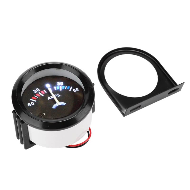 Auto Amperemeter Gauge Voltmeter DC 12V 2 Zoll 52mm Auto 60 0 60A Gauge Voltmeter für Auto Fahrzeug Modifikation von Greensen