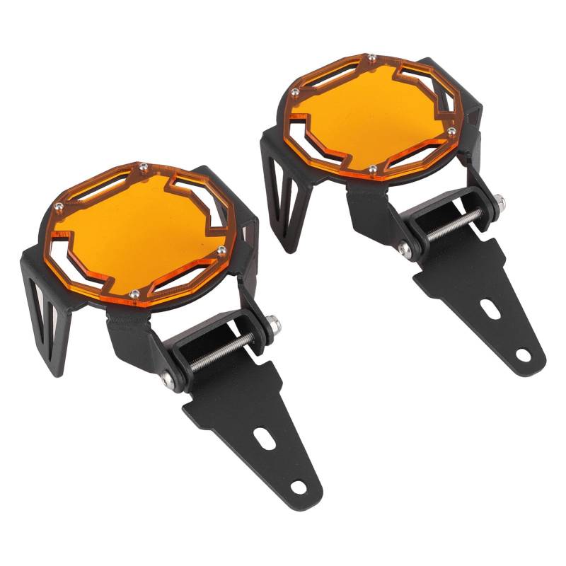 Greensen Aluminium-LED-Nebelscheinwerfer-Schutzabdeckung, Passend für R1200GS R1250GS Adventure LC S1000XR F750GS F850GS (ORANGE) von Greensen