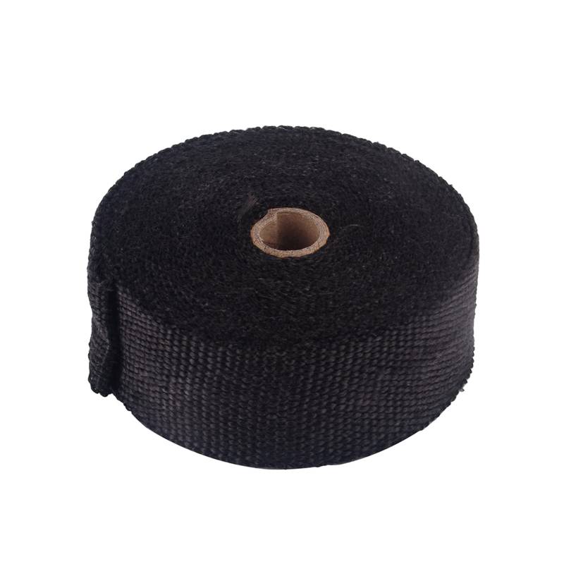 Hitzeschutzband Auspuff Schwarz, Auspuff Bandage Hitzebeständiges Klebeband Hitzeschutz Motorrad Auspuff Hitzeband Hitzeschutzmatte 10m Thermoband Krümmerband Isolierband Hitzeschutz von Greensen