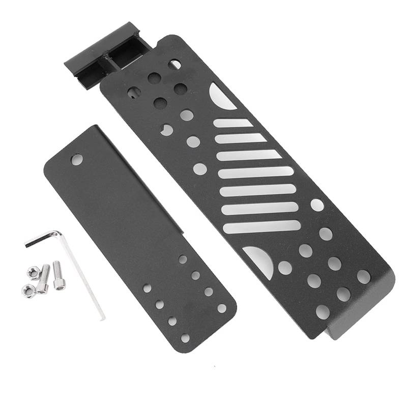 Kick Dead Pedal, Aluminiumlegierung, Linkes Fußstützenpedal, Passend für JL 18–19, Lindert Beinermüdung mit Starker Struktur von Greensen