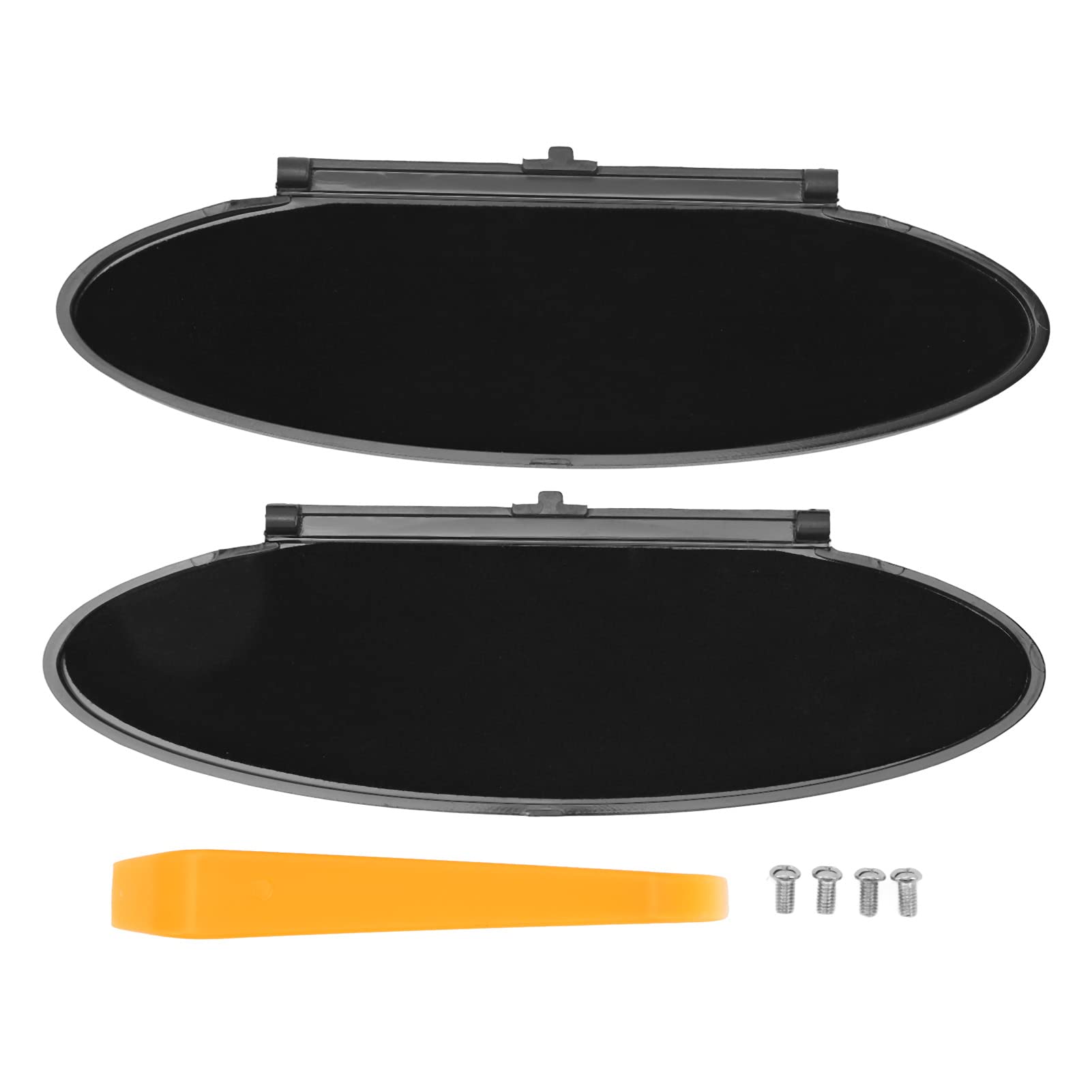 Sun Visor Spiegelabdeckung, 2pcs 99670142102 Sonnenvisor Deckelabdeckung Ersatz für Cayman 986 987, Vanity Light Deckel von Greensen