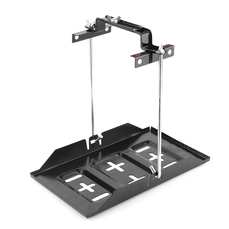 Universelles Batteriefach-Halteklemmen-Set, Metall, Schwarzes Klemmhalterungsset, 13,4-Zoll-Tablett, 27 Cm, 10,6-Zoll-Halterung für Autozubehör (27CM) von Greensen