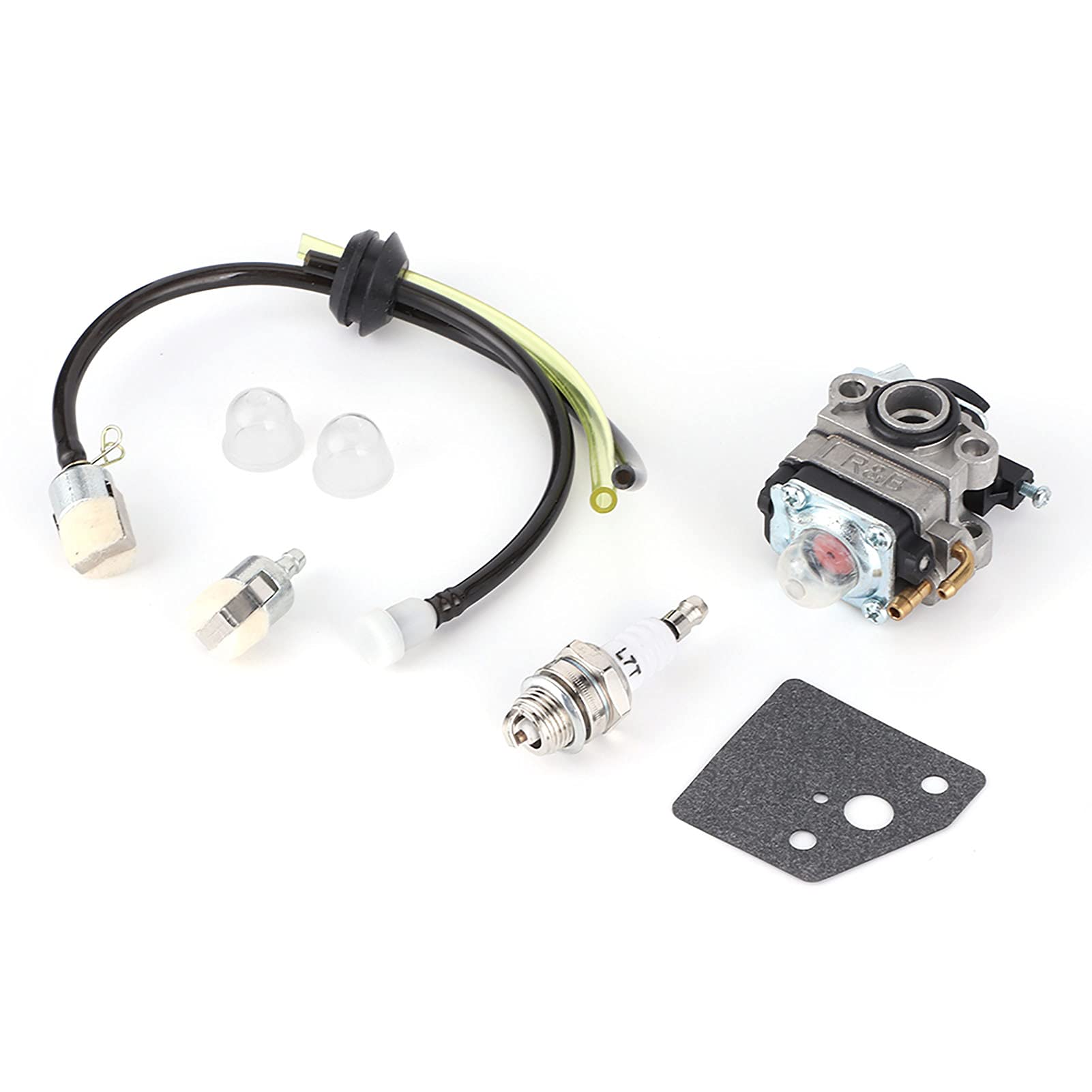 Zuverlässiger Vergaser-Kit, Aluminium Carburetor, Maschinenlebensdauer verlängern Vergaser Kit für GX31 GX22 FG100 Little Wonder Mantis Tiller 16100-ZM5-80 von Greensen