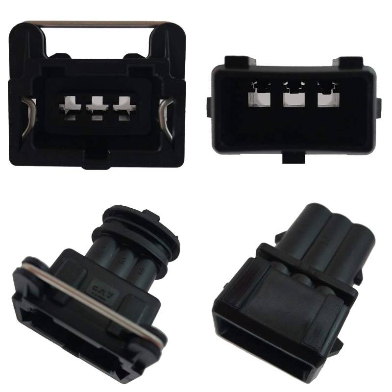 KFZ Ersatz Stecker – BOS EV1 3-polig (Set) 191972525B, 1237000039, 1 237 000 039 von IUSOT