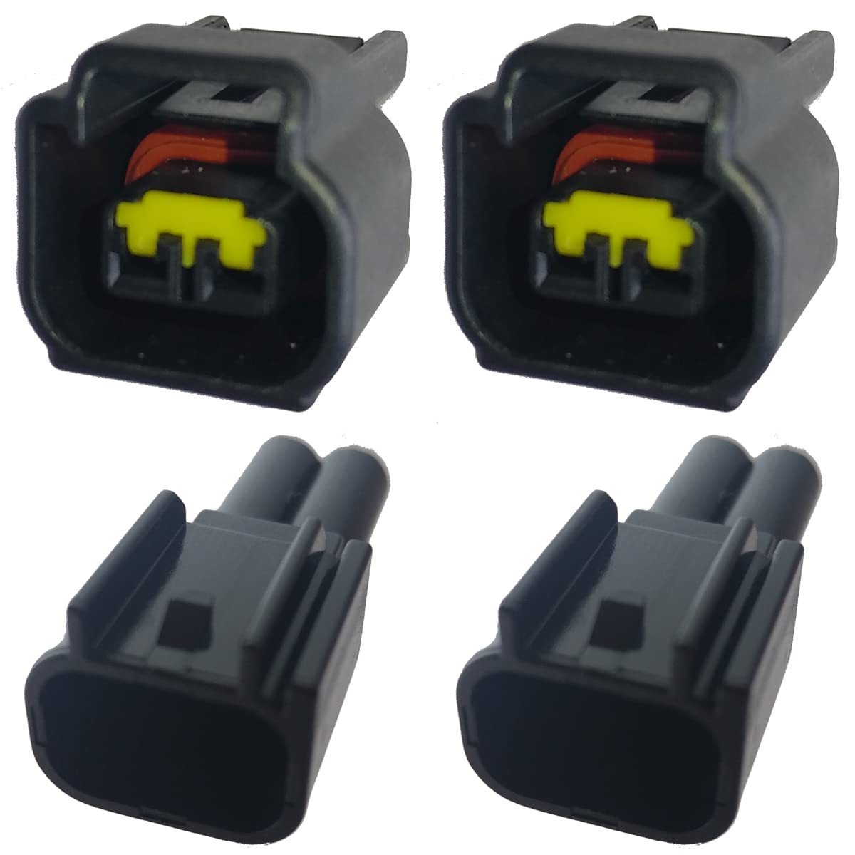 KFZ Ersatz Stecker – Zündspule Benziner – SU/YA (2 x SET) FW-C-2F-B FW-C-2M-B - Für: 129700-4580 129700-4740 129700-4800 129700-4840 129700-4850 129700-4860 129700-5020 129700-5150 129700-5430 von Greenspirits