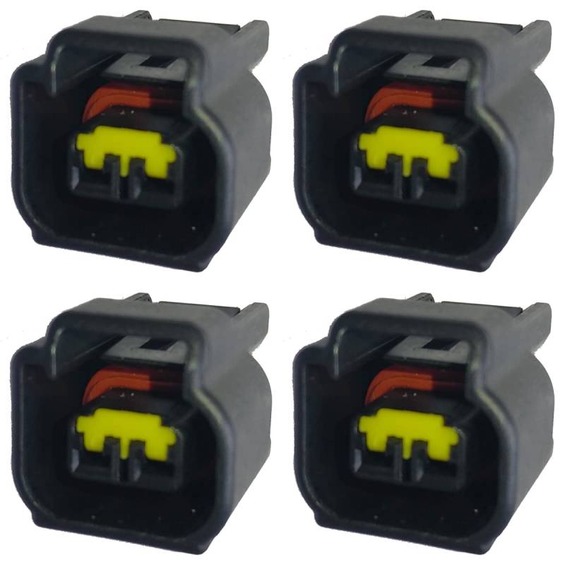 KFZ Ersatz Stecker – Zündspule Benziner – SU/YA (4 x FEMALE) FW-C-2F-B - Für: 129700-3881, 129700-4510 von Greenspirits